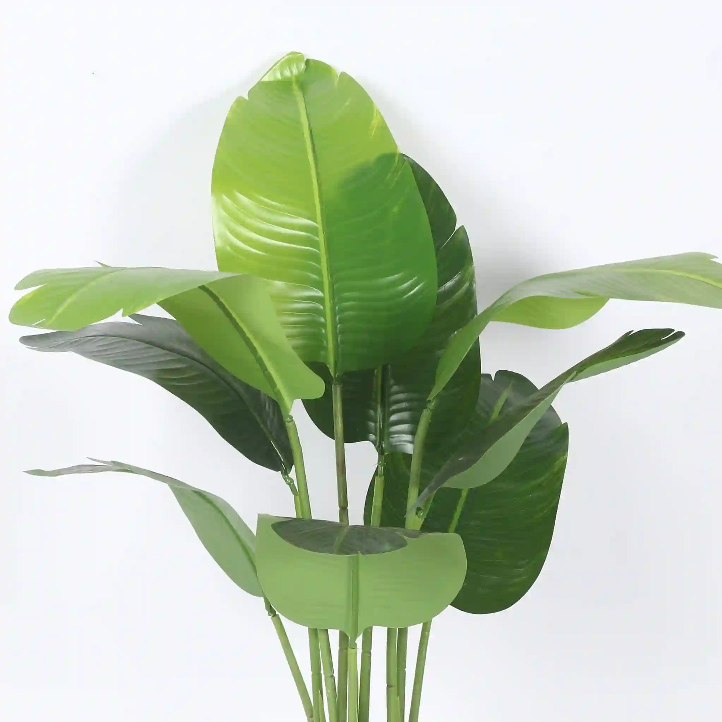 Banana Leaf Accent Plant with Pot for Interiors - Artificial Plant