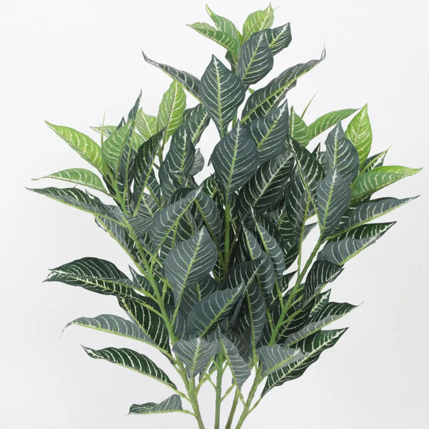 Veined Croton Plant for Home and Office Decor - Artificial Plant