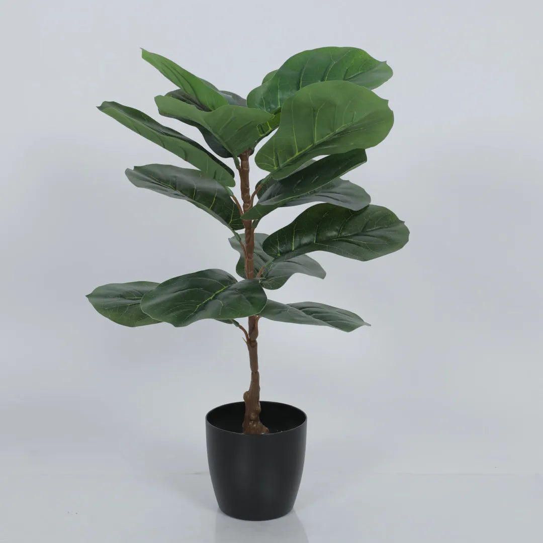Fiddle Leaf Fig Indoor Decorative Plant with Pot - Artificial Plant