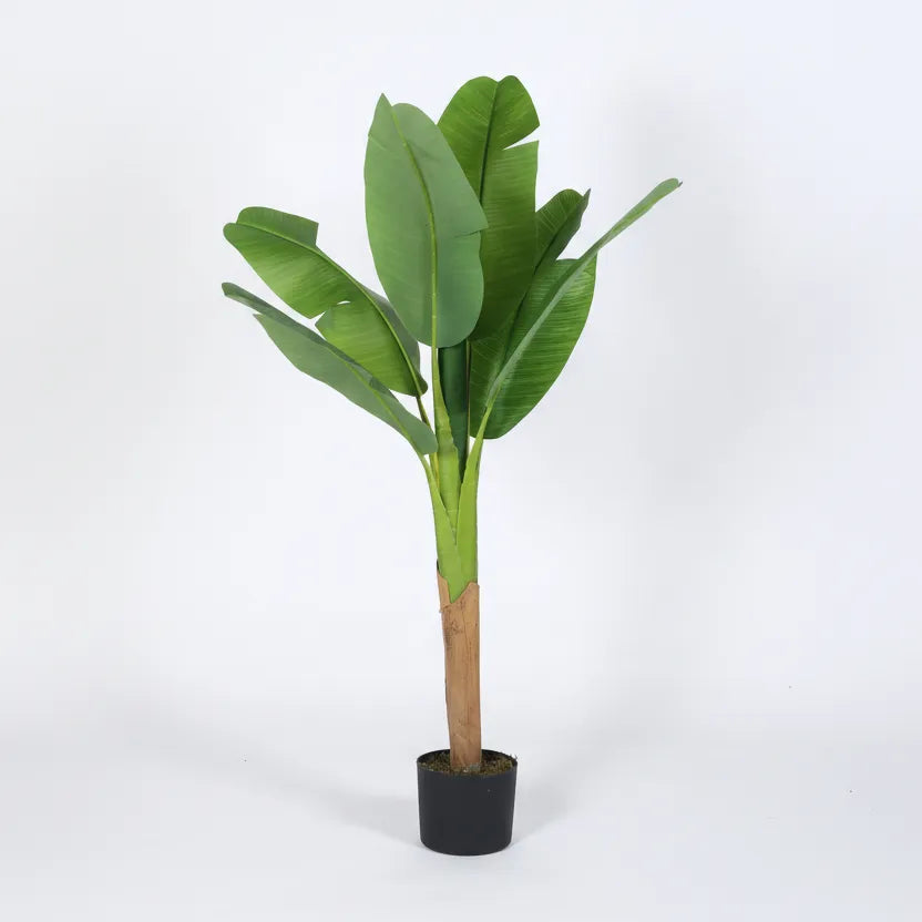 Banana Leaf Plant with Pot - Artificial Plant