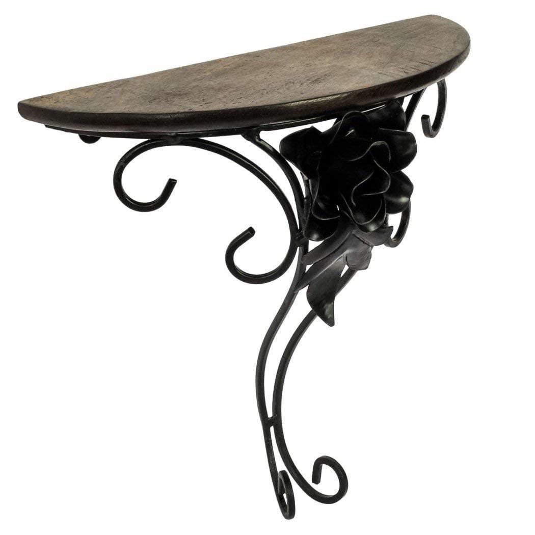 Handcrafted Iron Wall Hanging Plant Bracket Decor
