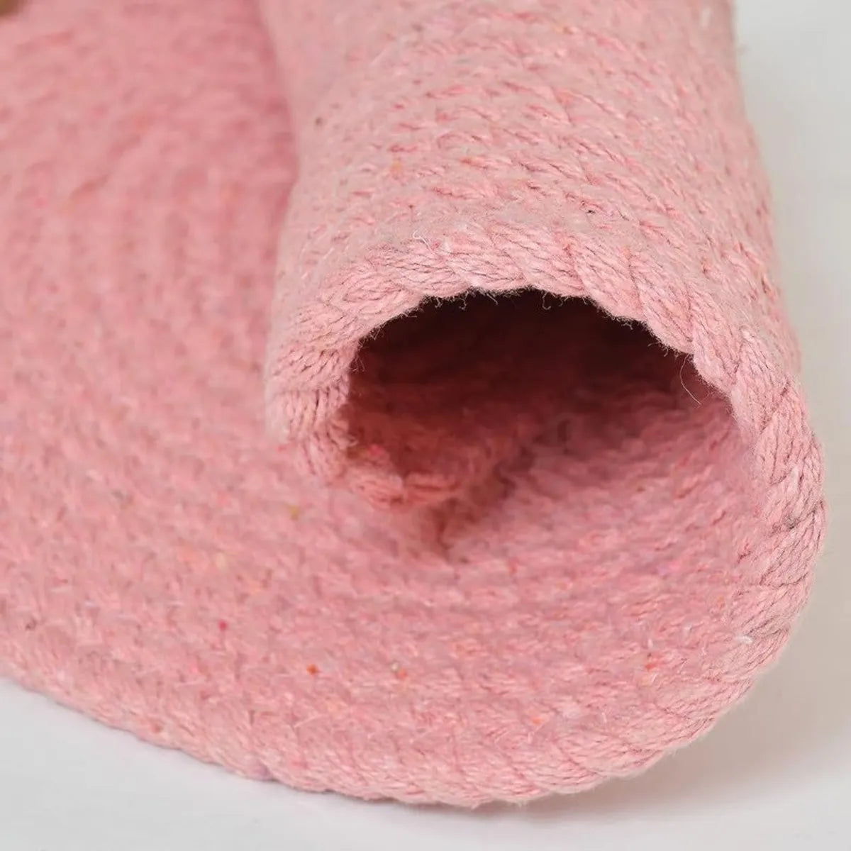 Pink Cotton Braided Placemats