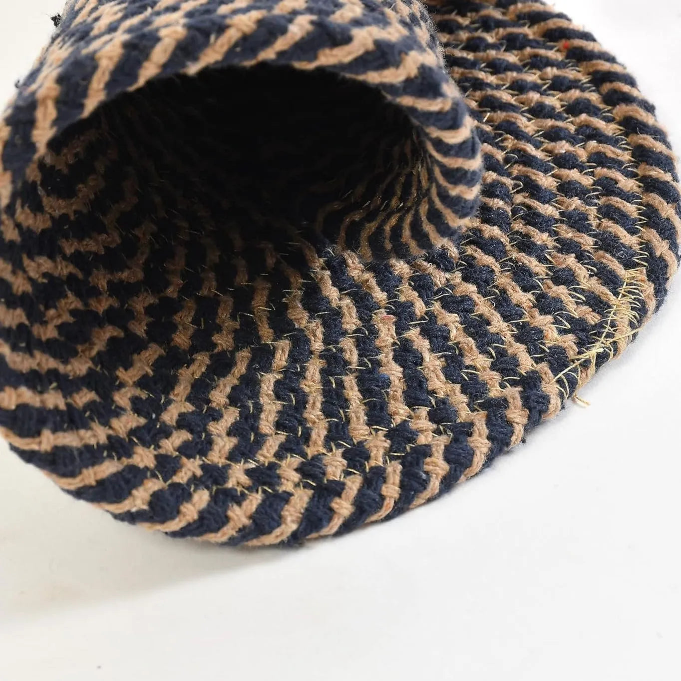 Dark Blue & Beige Criss Cross Placemats