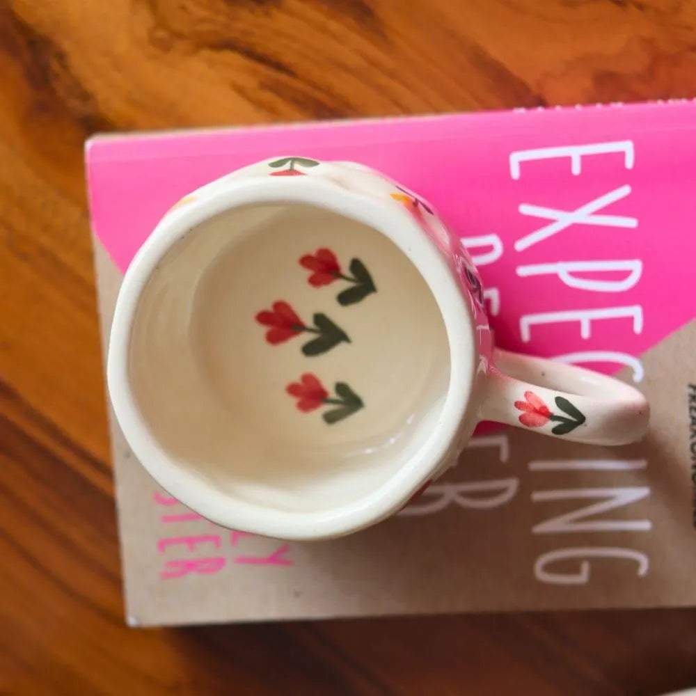 Cheerful Tulip Whispers Ceramic Mug