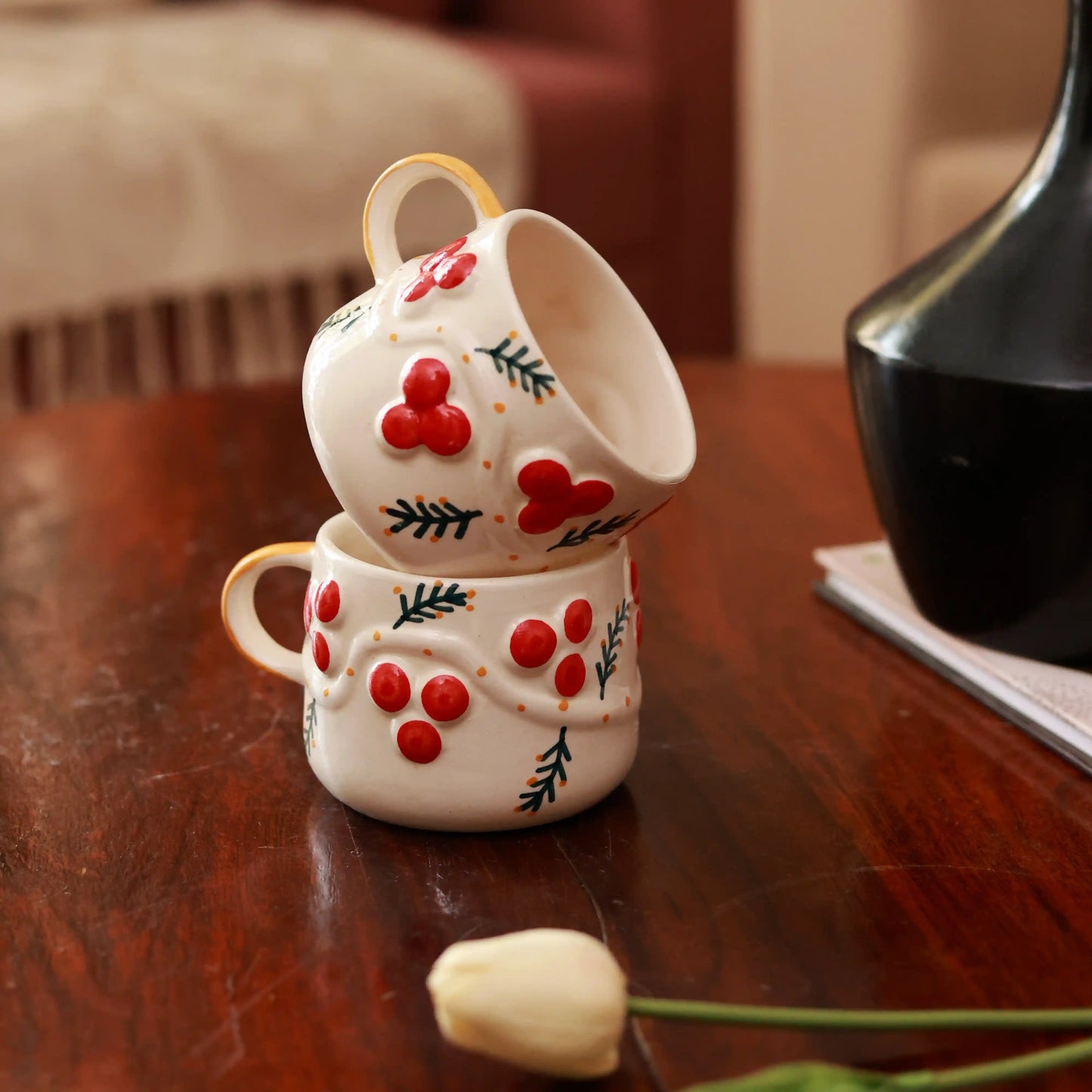 Cranberry Trails Ceramic Mug
