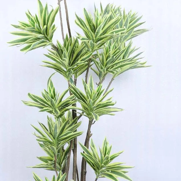 Faux Dracaena Tree with Pot for Decor - Artificial Plant