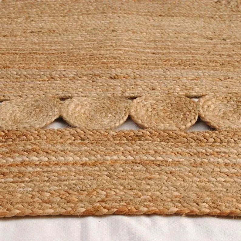 Classic Natural Braided Jute Carpet & Runner