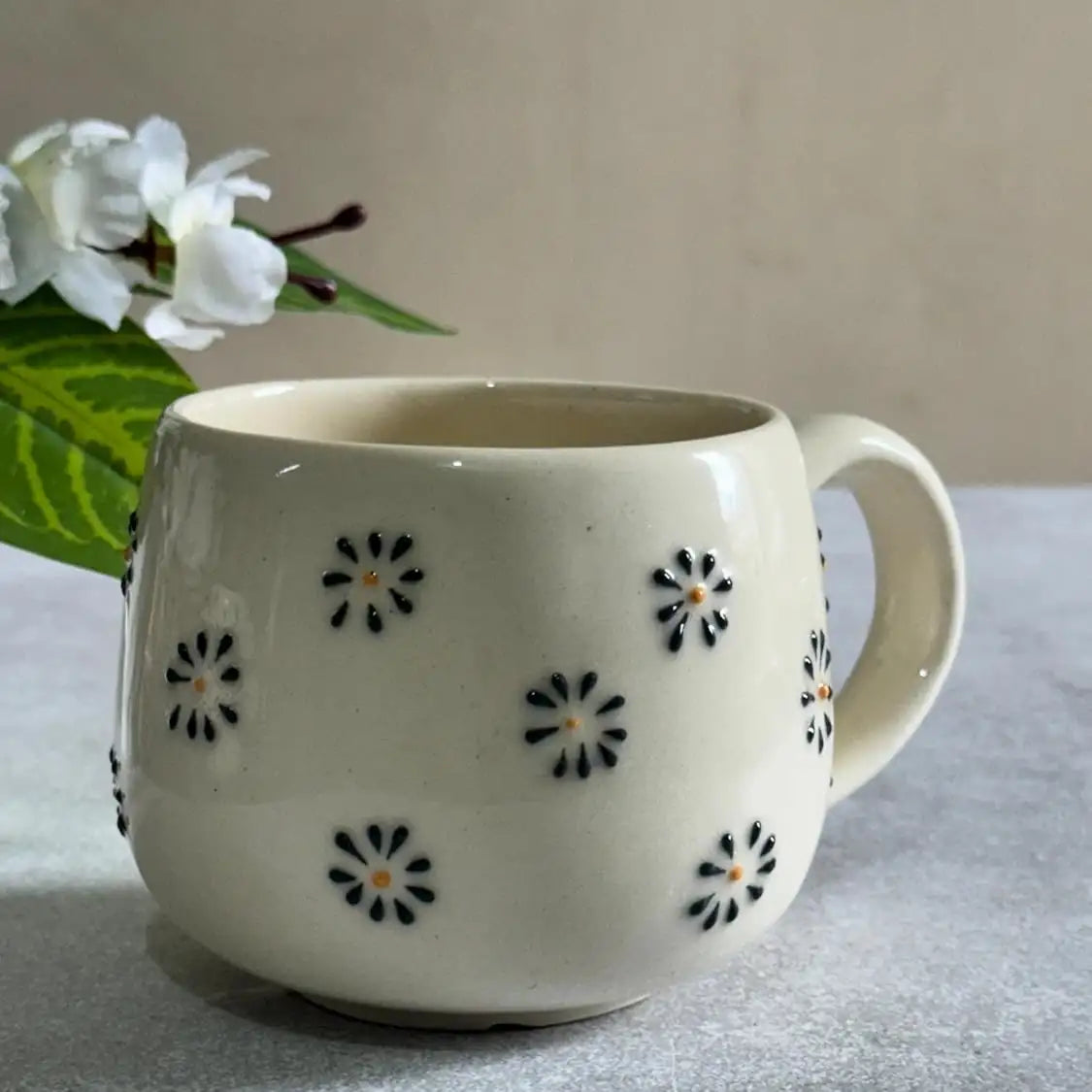 Petal Pop Colorful Ceramic Mug - 200 ml
