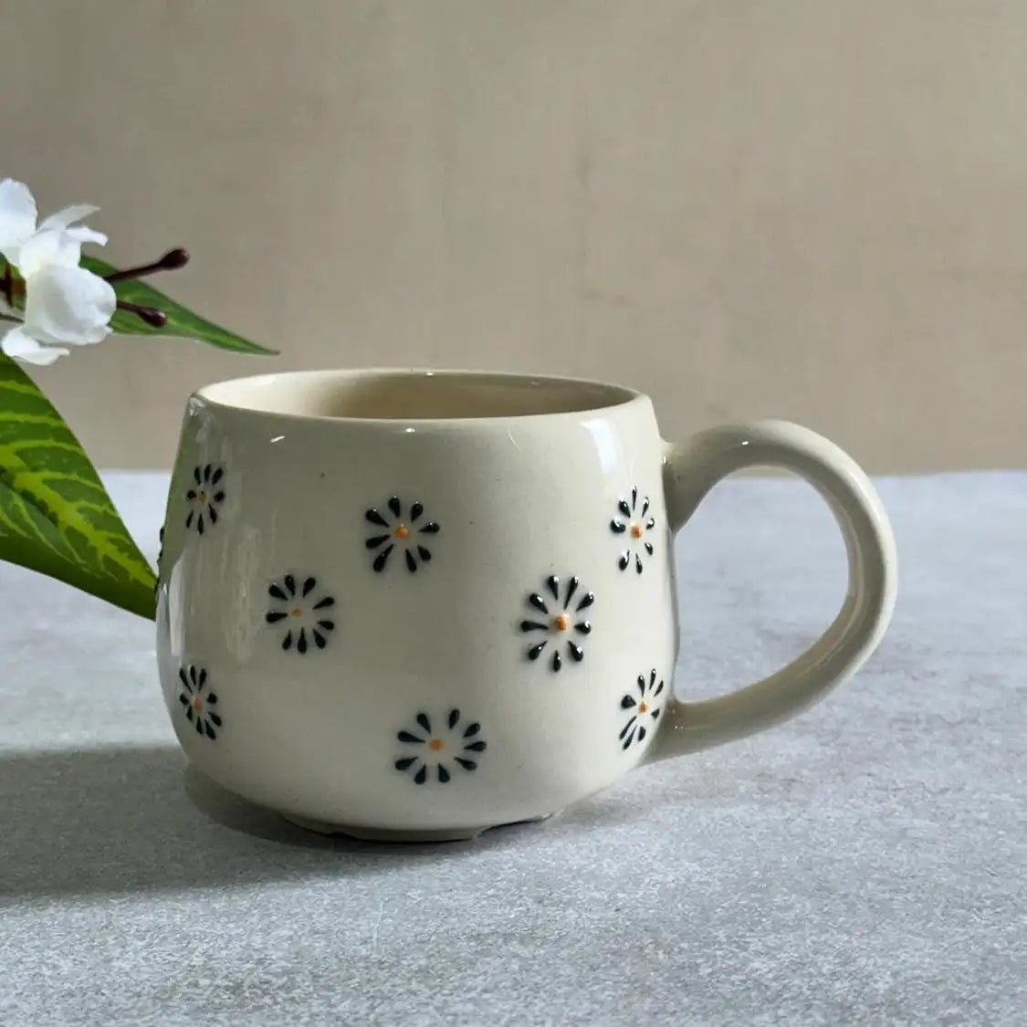 Petal Pop Colorful Ceramic Mug - 200 ml