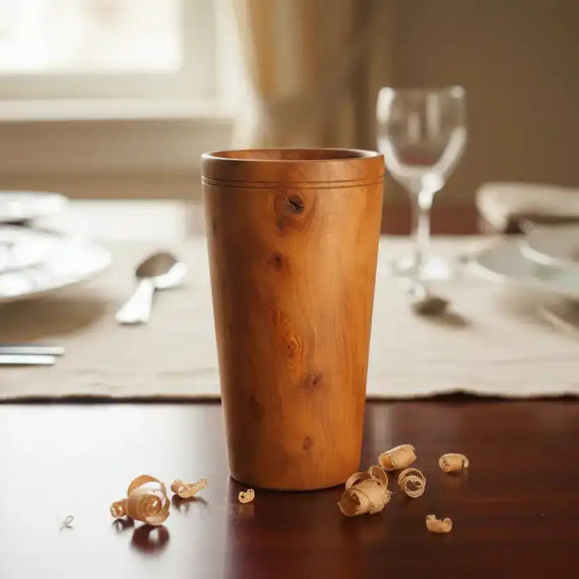 Handcrafted Sheesham Wood Drinking Mug