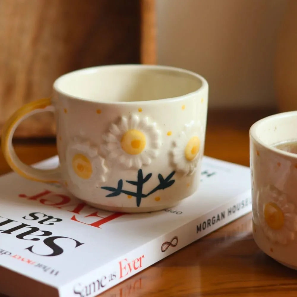 Sun-Kissed Daisies Ceramic Mug