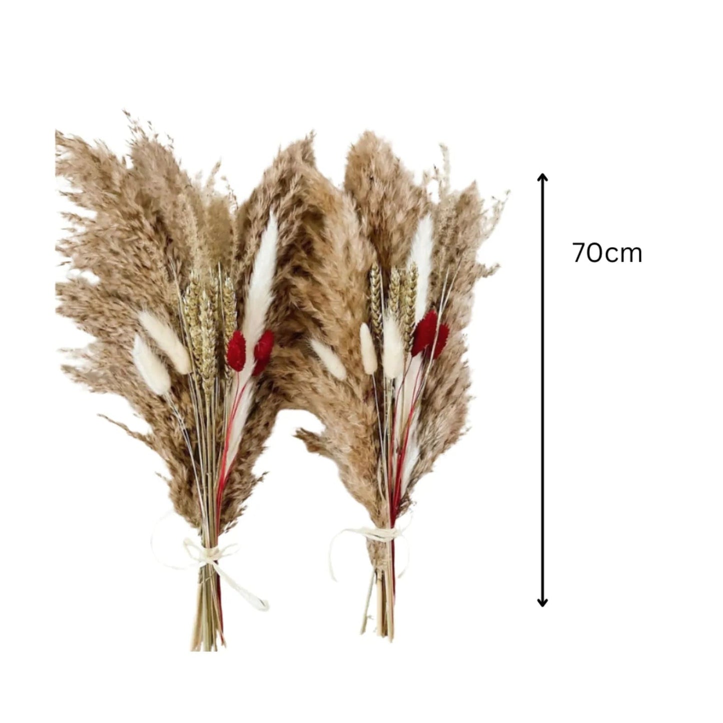 Natural Dried Leaves Artificial Flower - 1 Bunch