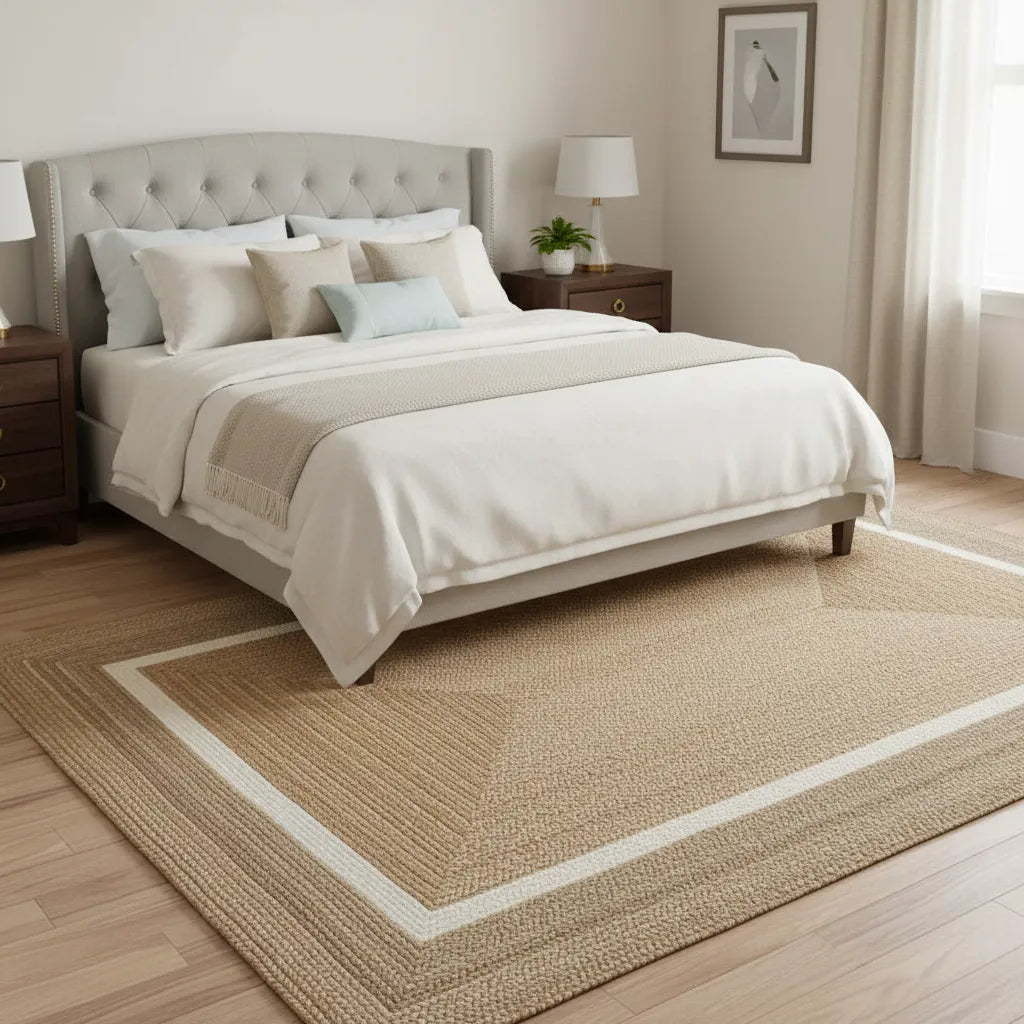 Premium Natural Jute Rug for Living Rooms