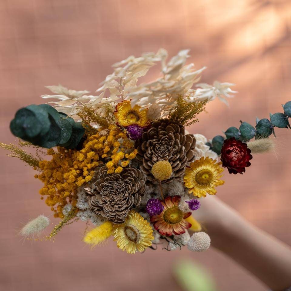 Dried Flower Bunch Floral Decor - Timeless Petal