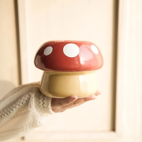 Cute Mushroom Planter Decorative Indoor Pot