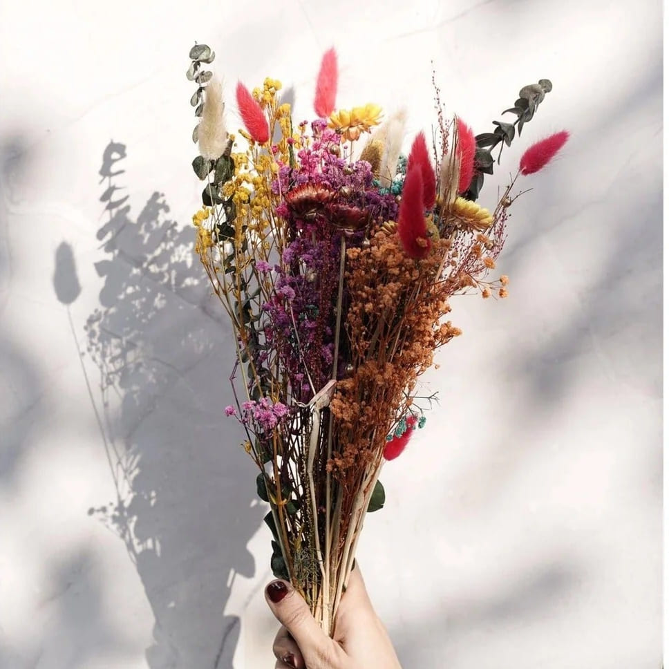 Dried Flower Bunch Floral Decor - Whisper Bunch