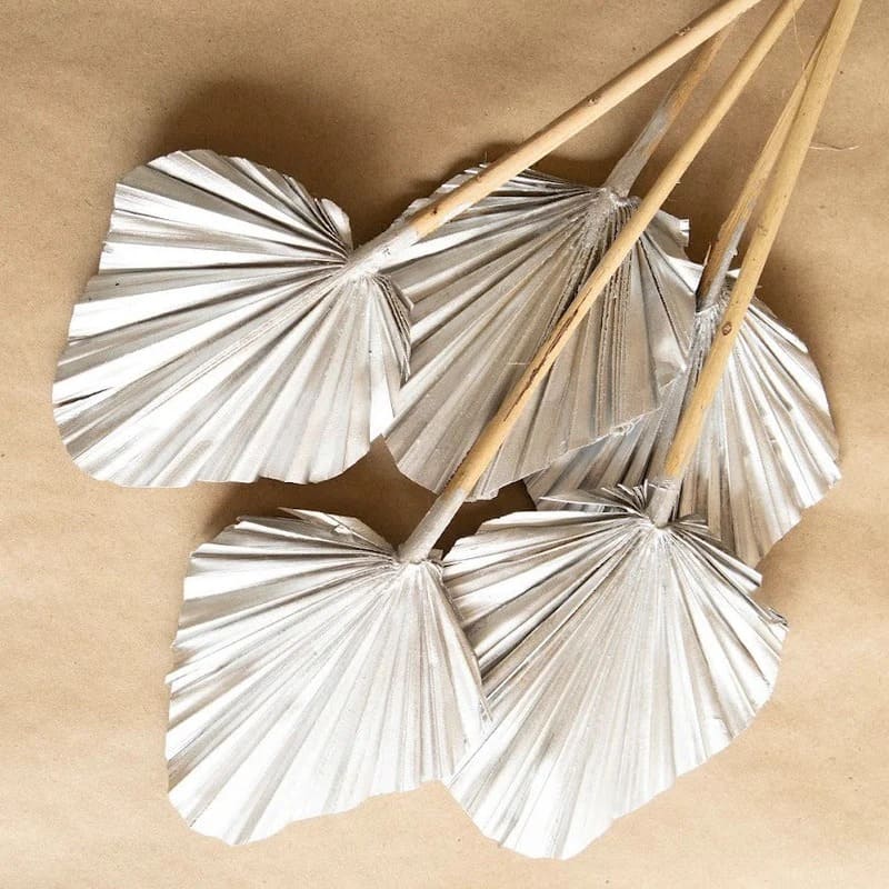 Round Palm Leaves Dried Flower Home Decor