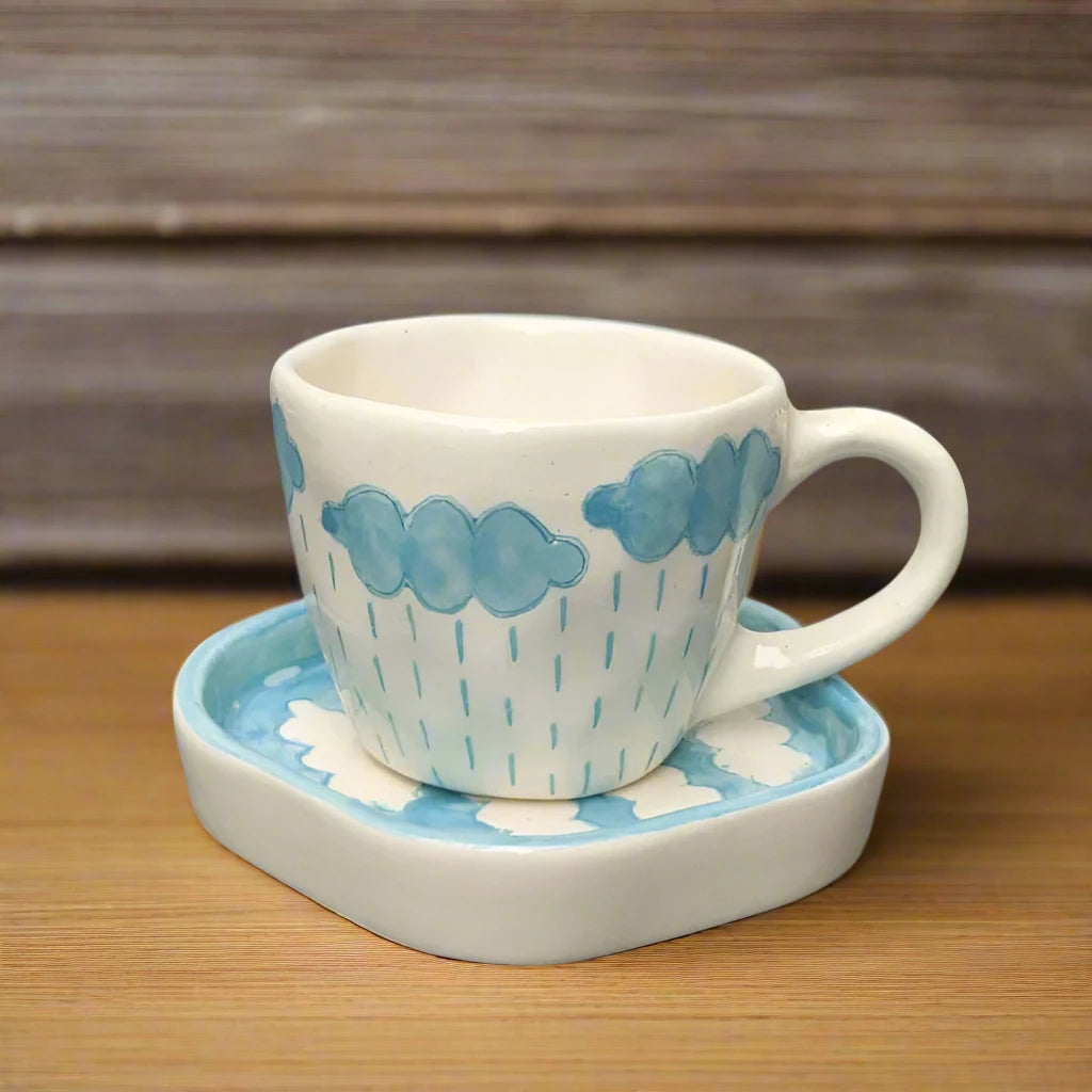 Cloudy Calm Artisan Mug - 240 ml