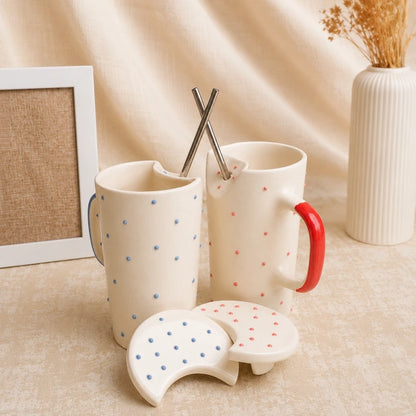 Perfect Jodi Rakhi and Ceramic Sipper Gift Hamper