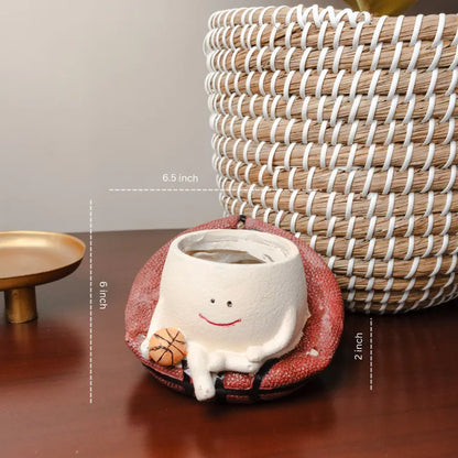 Floral Reed Aroma Diffuser Decor Set in Tray with Planter & Aroma Oil