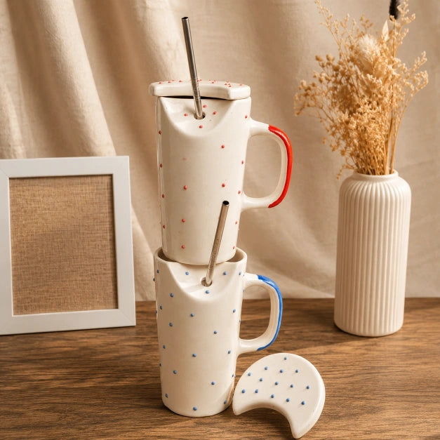 Perfect Jodi Rakhi and Ceramic Sipper Gift Hamper