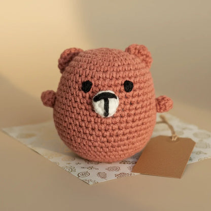 Premium Handmade Crochet Cute Bear Plush Soft Toy