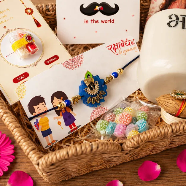 Krishna Inspired Rakhi Hamper