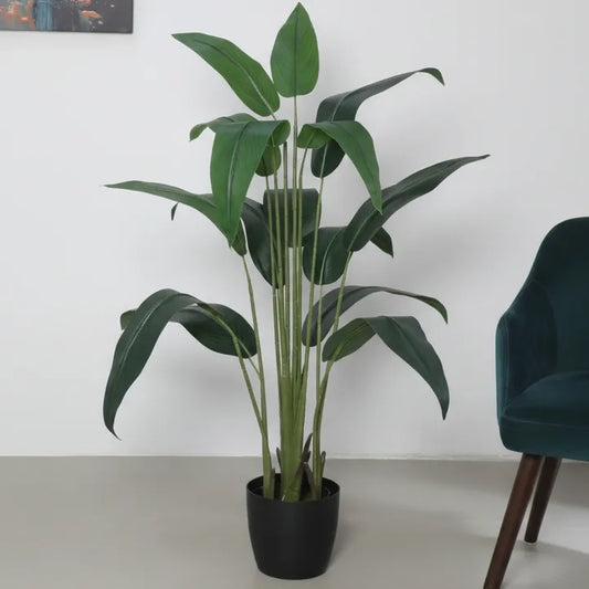 Bird of Paradise Plant with Pot - Artificial Plant