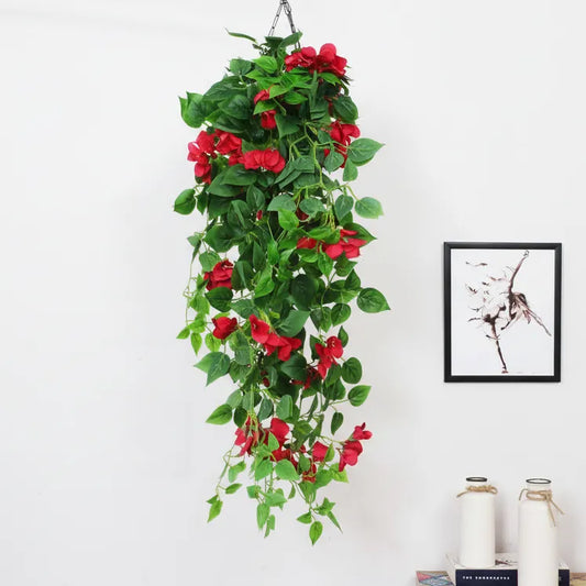 Hanging Bougainvillea Flowers for Decor - Artificial Plant
