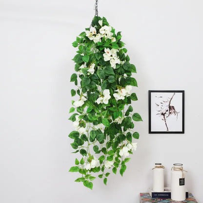 Faux Hanging Bougainvillea Flowers for Decor - Artificial Plant