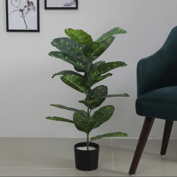 Dieffenbachia Camille Plant with Pot for Decor - Artificial Plant