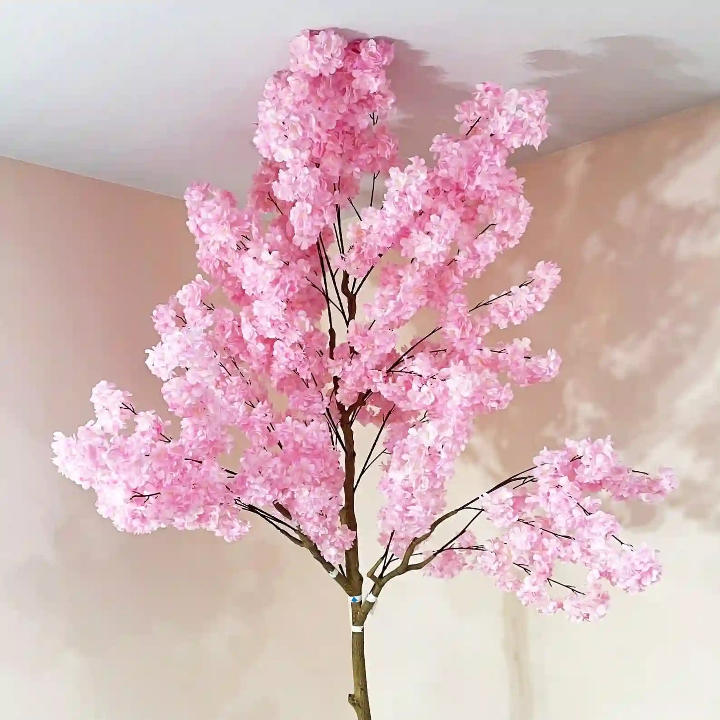 Tall Blossom Flowers Plant with Pot for Decor - Artificial Plant