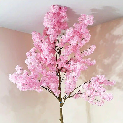 Tall Blossom Flowers Plant with Pot for Decor - Artificial Plant