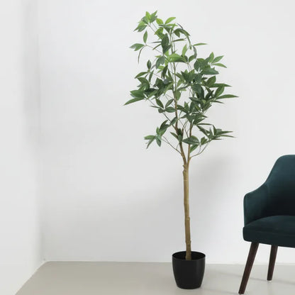 Guiana Chestnut Plant with Pot - Artificial Plant