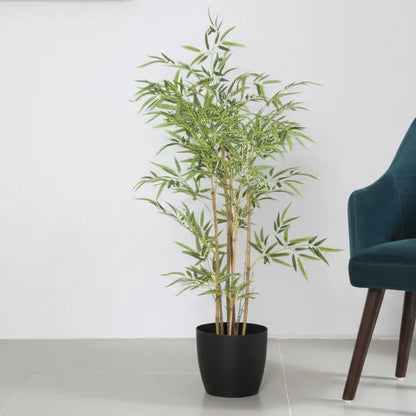 Bamboo Style Plant with Pot - Artificial Plant
