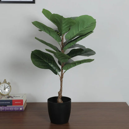 Fiddle Leaf Fig Indoor Decorative Plant with Pot - Artificial Plant