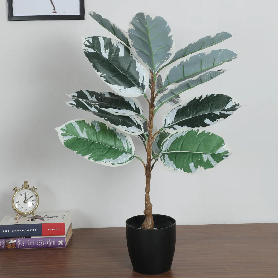 Banana Leaf Indoor Plant with Pot for Decor - Artificial Plant