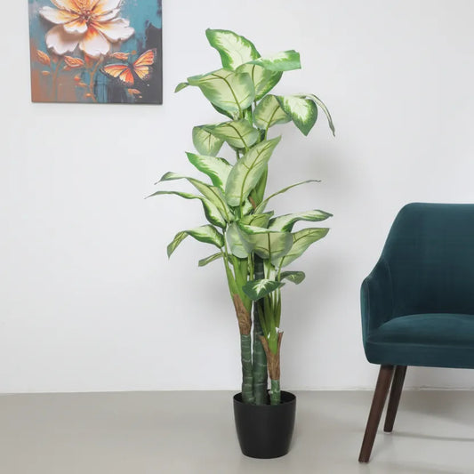 Natural Looking Dieffenbachia Decorative Plant - Artificial Plant