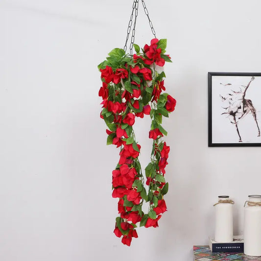 Hanging Bougainvillea Creeper Flowers - Artificial Plant