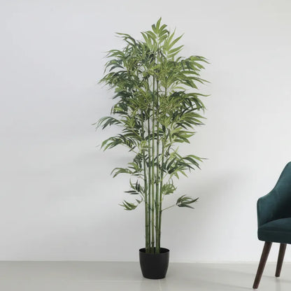 Tall Bamboo Plant with Pot for Floor and Corner Display - Artificial Plant