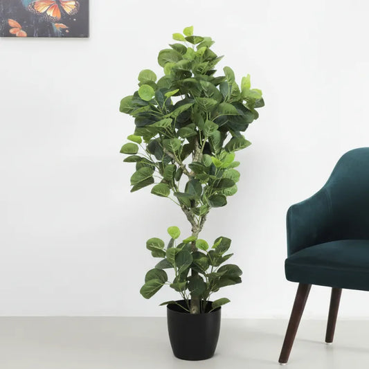 Ginkgo Leaf Plant with Pot - Artificial Plant