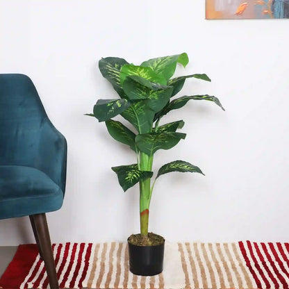 Dieffenbachia Plant Tree with Pot - Artificial Plant