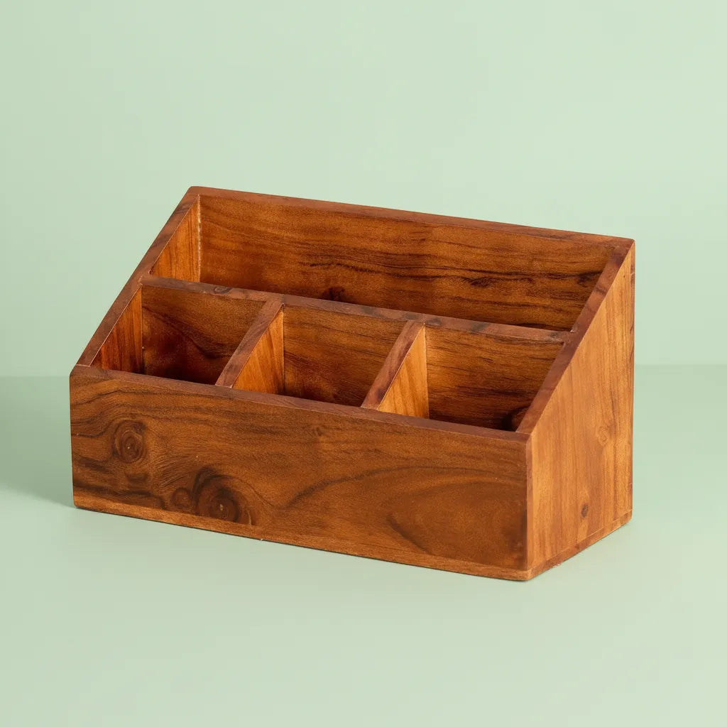 Wooden Cutlery Holder for Kitchen & Tabletop