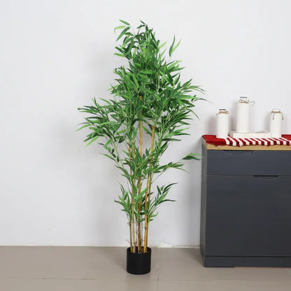 Bamboo Plant with Pot for Decor - Artificial Plant