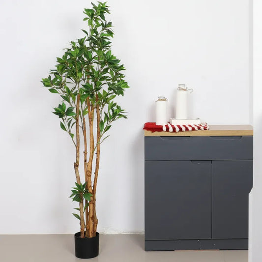 Indoor Accent Ficus Plant with Pot - Artificial Plant