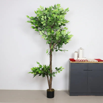 Natural Looking Ficus Plant with Pot - Artificial Plant