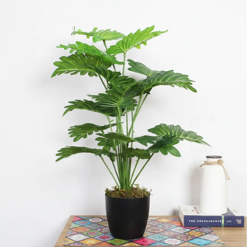 Philodendron Plant with Pot for Decor - Artificial Plant