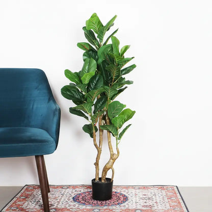 Elegant Fiddle Leaf Fig Plant for Home Decor - Artificial Plant
