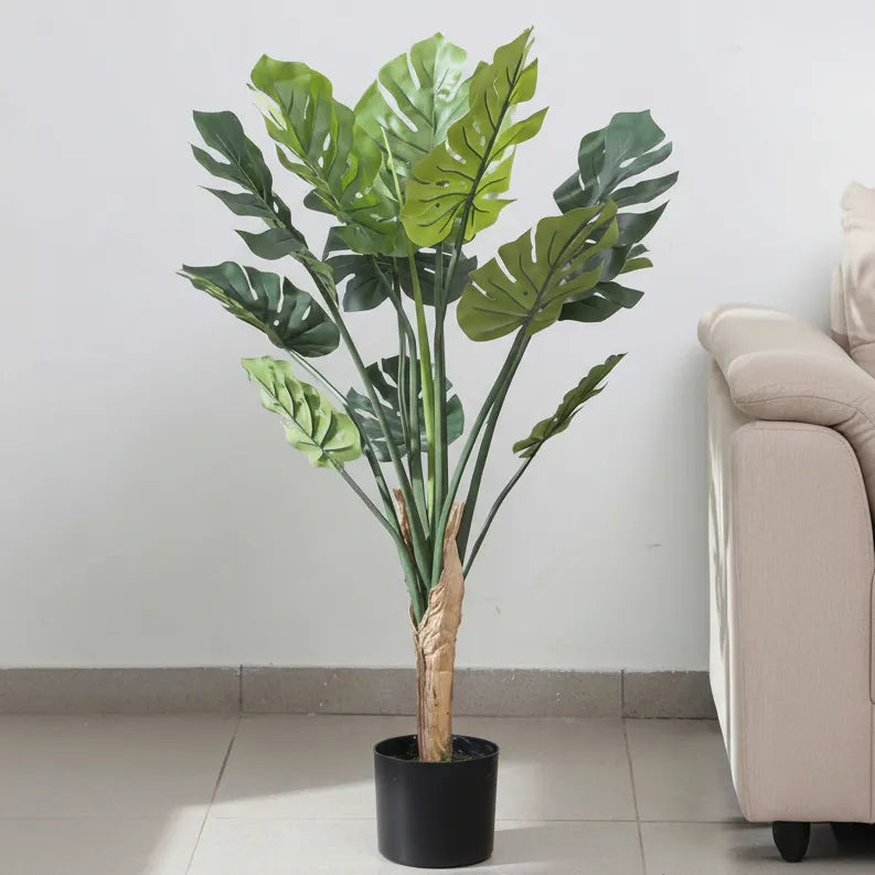 Monstera Decorative Plant with Pot - Artificial Plant