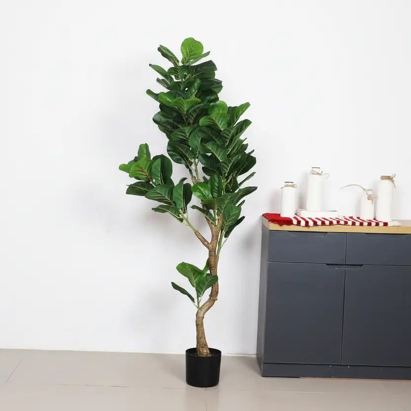 Fiddle Leaf Fig Plant for Home and Office Decor - Artificial Plant